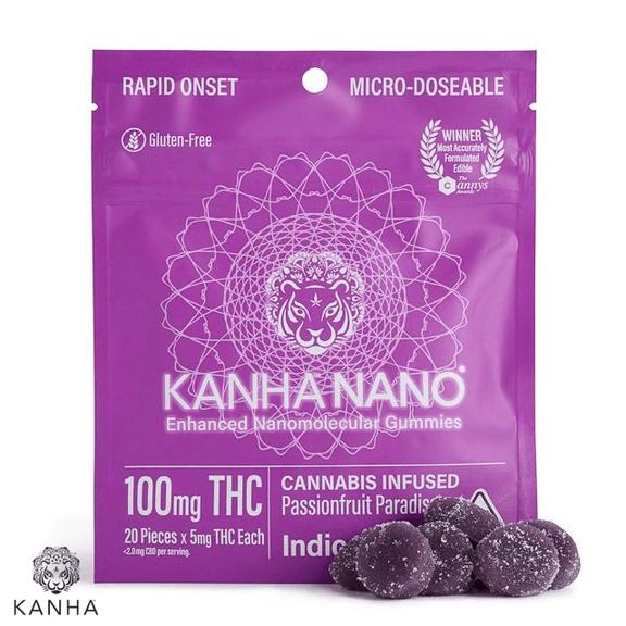KANHA - Passionfruit Paradise Nano Gummies 100mg