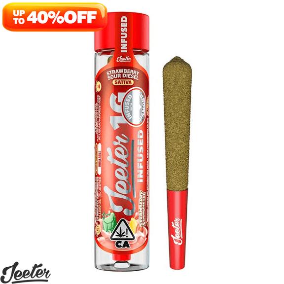 JEETER - Strawberry Sour Diesel Infused Preroll 1g
