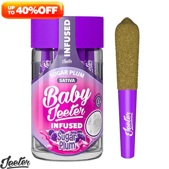 BABY JEETER - Sugar Plum Rosin Infused Preroll Pack 2.5g