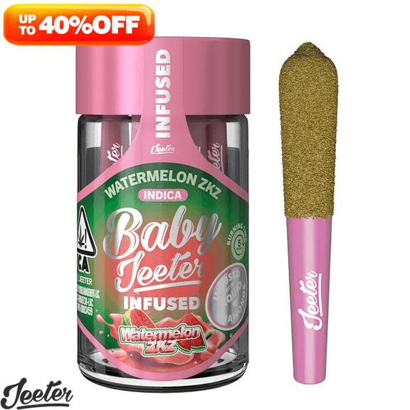BABY JEETER - Watermelon ZKZ Infused Preroll Pack 2.5g