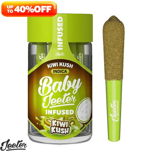 BABY JEETER - Kiwi Kush Infused Preroll Pack 2.5g