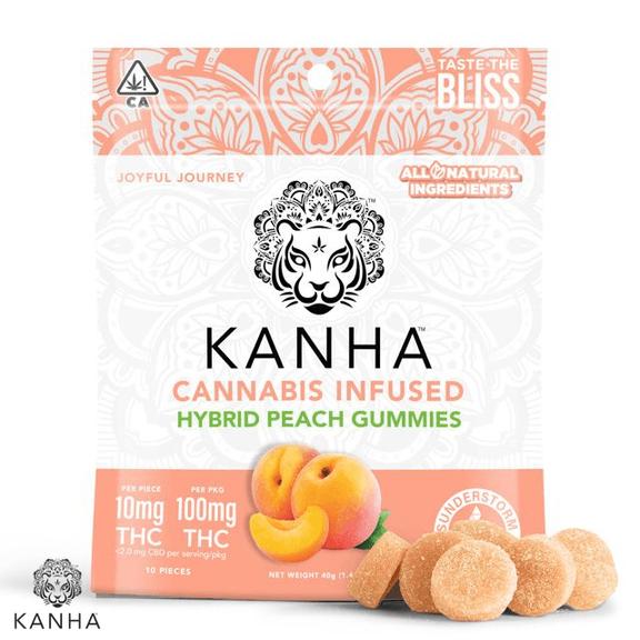 KANHA - Peach Gummies 100mg