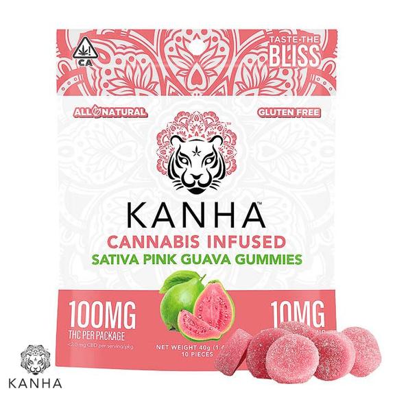 KANHA - Pink Guava Gummies 100mg