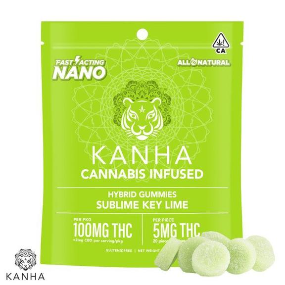 KANHA - Sublime Key Lime Nano Gummies 100mg