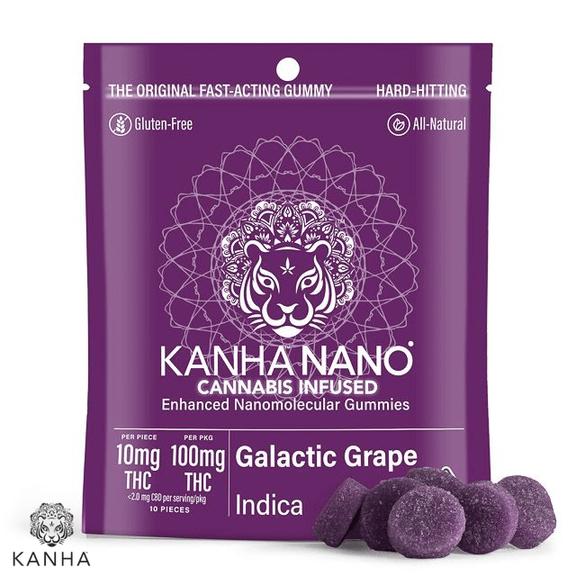 KANHA - Galactic Grape Nano Gummies 100mg