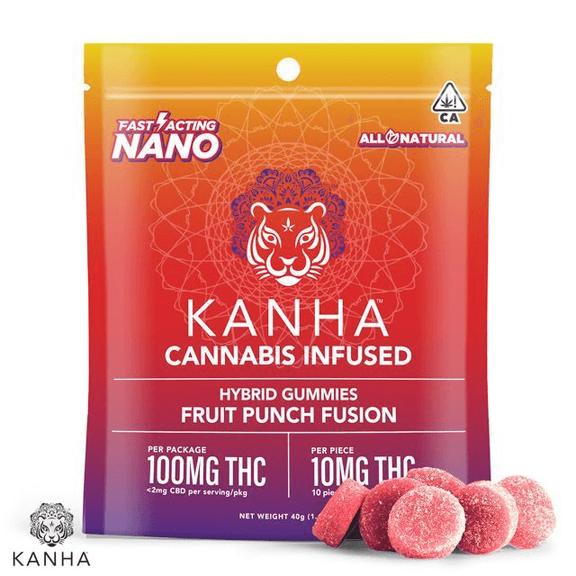 KANHA - Fruit Punch Fusion Nano Gummies 100mg