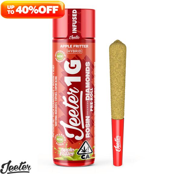 JEETER - Apple Fritter Rosin Infused Preroll 1g