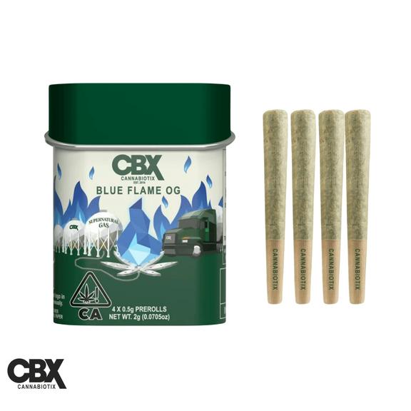 CANNABIOTIX - Blue Flame OG Preroll 4 Pack 2g