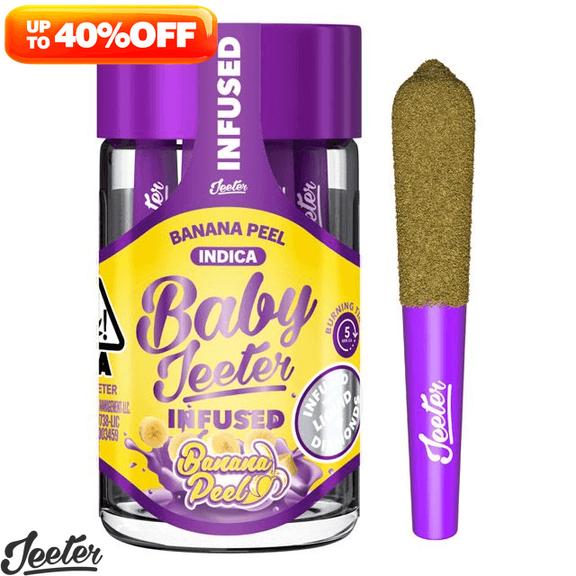 BABY JEETER - Banana Peel Infused Preroll Pack 2.5g