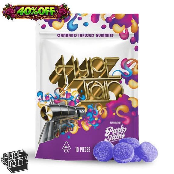 HYPE TRAIN - Grape 1:1:1 THC:CBN:CBD Gummies 100mg