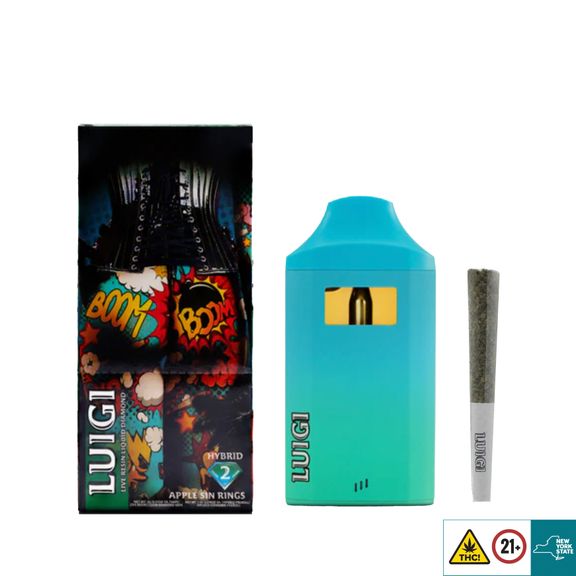 Luigi Live Resin Liquid Diamond Vape & PreRoll