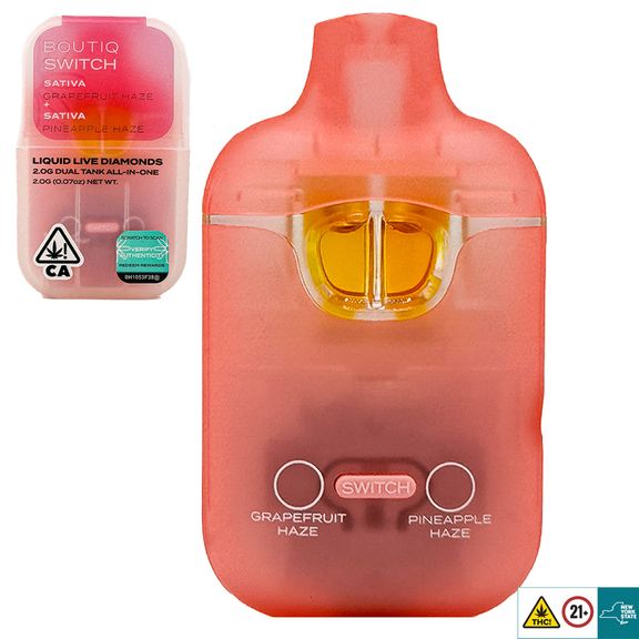 Boutiq Switch Liquid Live Diamonds Dual Tanks